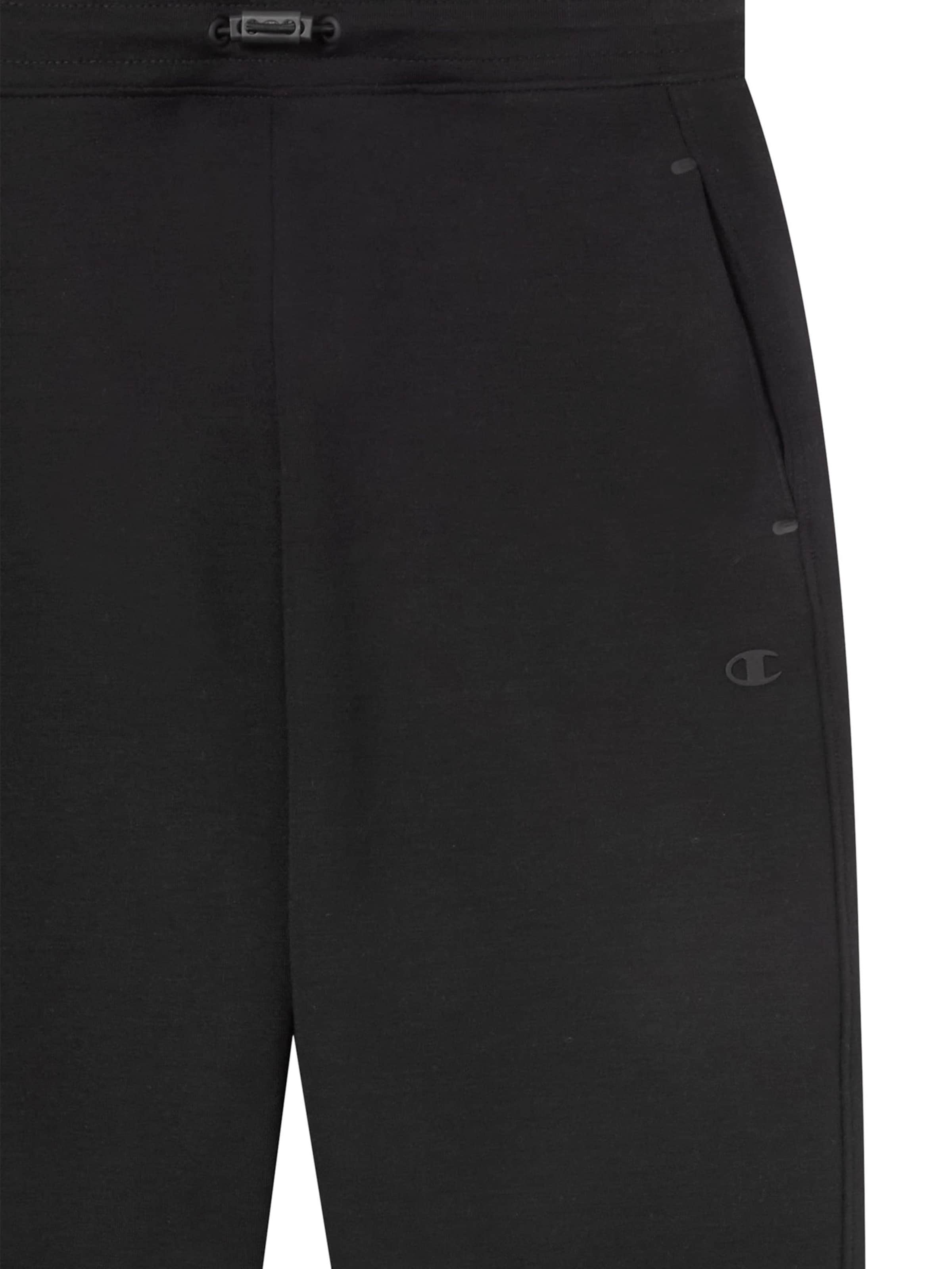 Champion Authentic Athletic Apparel Tapered Παντελόνι φόρμας σε μαύρο