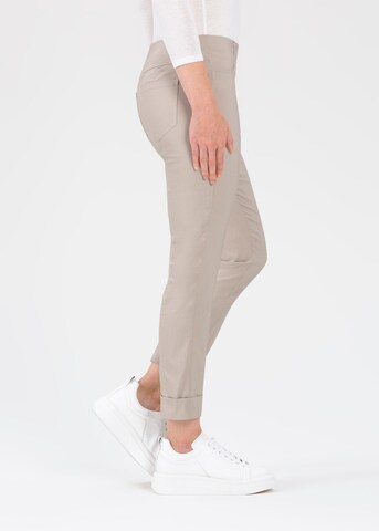 STEHMANN Slimfit Hose 'Igor' in Beige