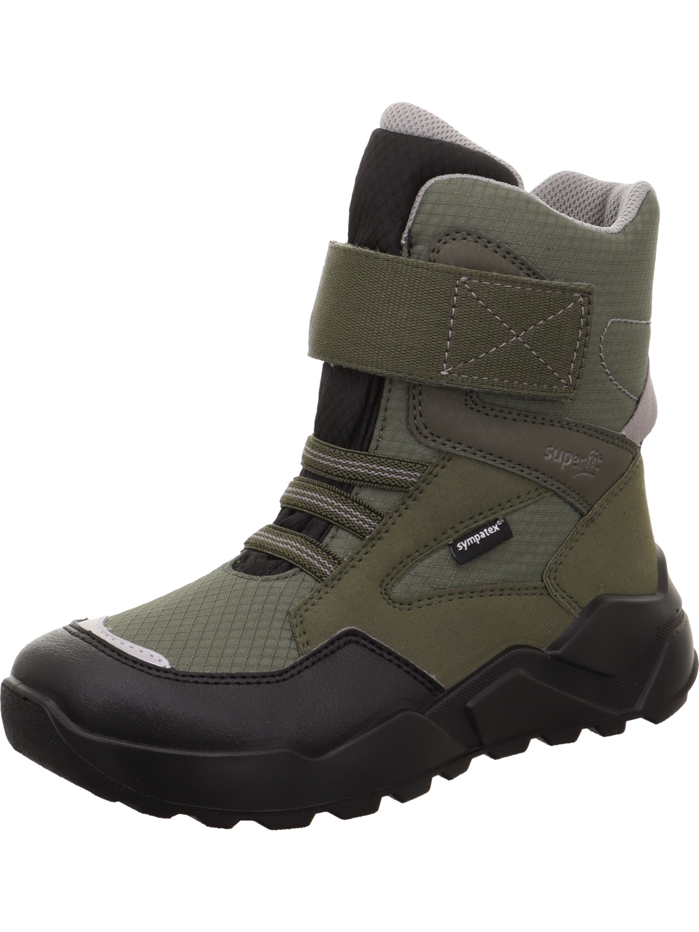 SUPERFIT Snowboots 'ROCKET' in Grün: Vorderseite