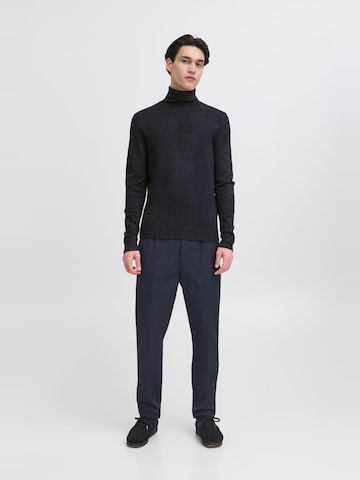 Pull-over ' CFHEINE roll neck ' Casual Friday en bleu