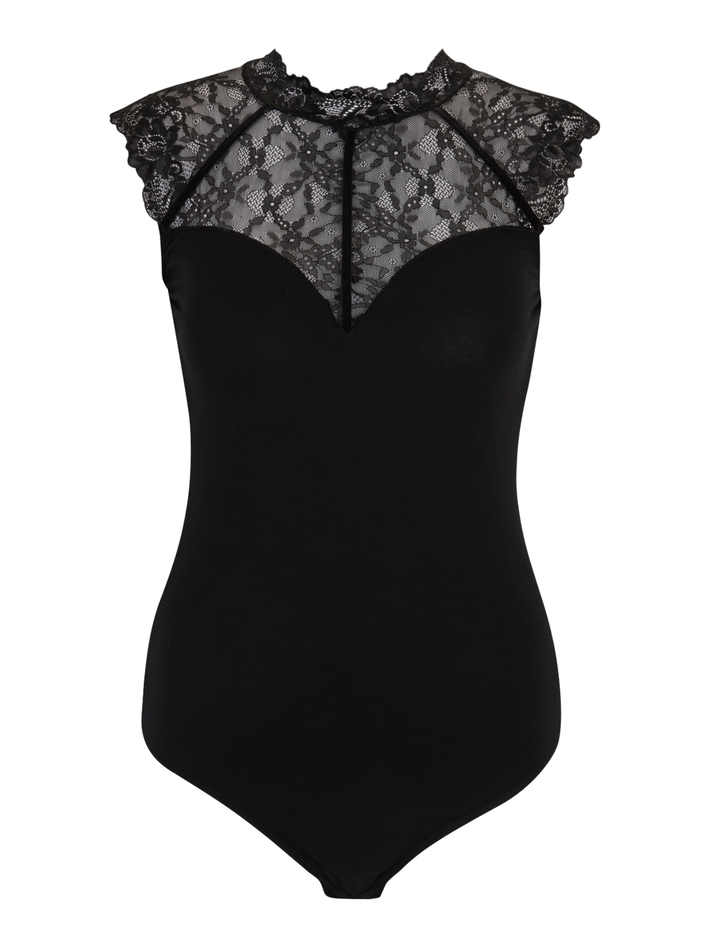 Body a maglietta 'Jolina' di Guido Maria Kretschmer Women in nero: frontale