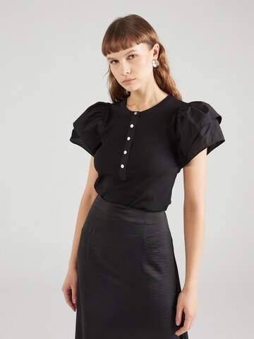 Lauren Ralph Lauren - Camiseta 'CAMESON' en negro: frente