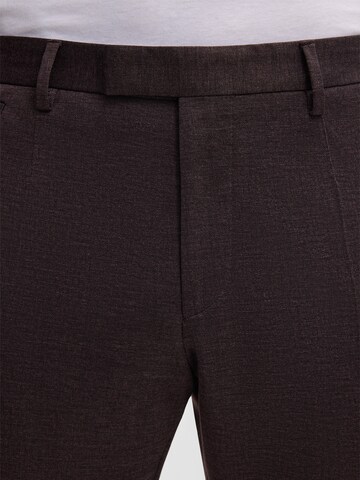Coupe slim Pantalon à plis 'Kynd' STRELLSON en rouge