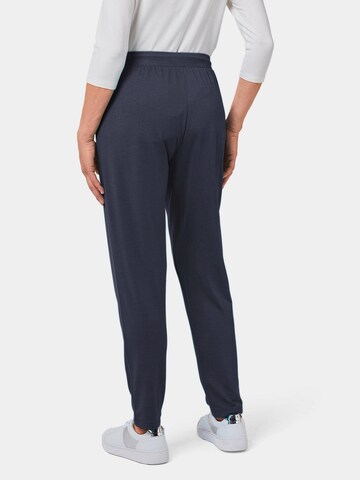 Goldner Regular Bandplooibroek in Blauw