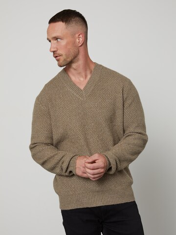 DAN FOX APPAREL Pullover 'Dylan' i brun: forside