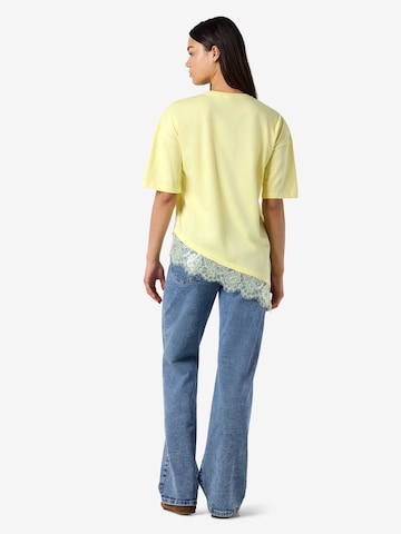 T-shirt Noisy may en jaune