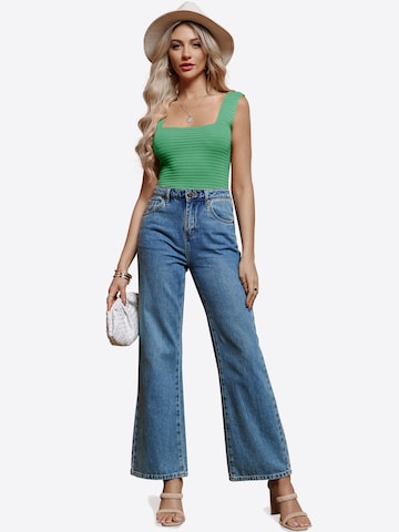 Imily Bela - Top de punto en verde