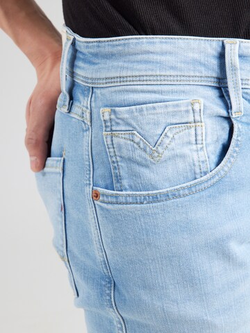 REPLAY Slimfit Jeans 'Anbass' in Blauw