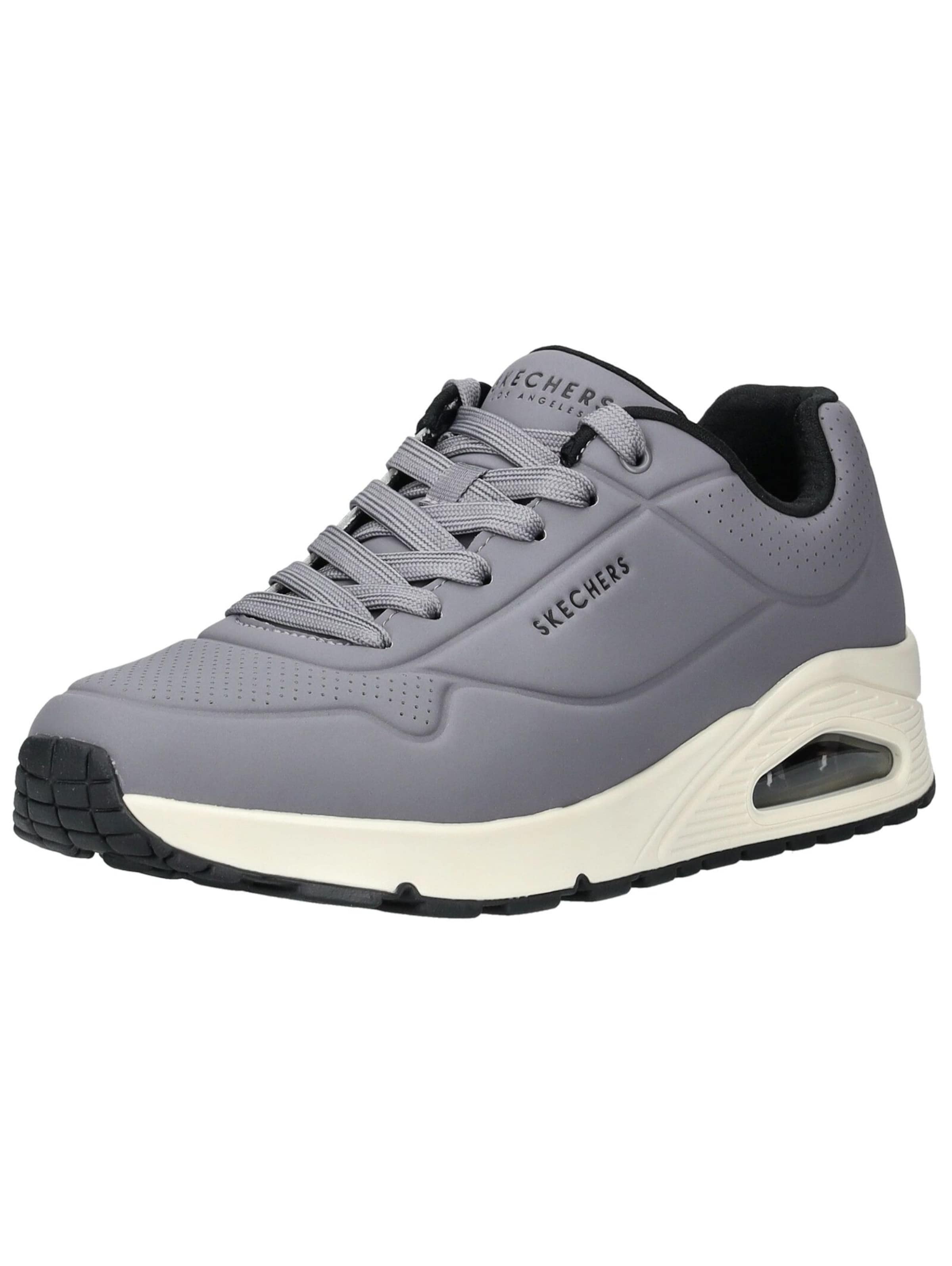 Baskets basses 'Uno Stand On Air' SKECHERS en gris : devant