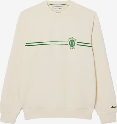 LACOSTE Свитшот в размере XS в Кремовый / Зеленый, Обзор товара