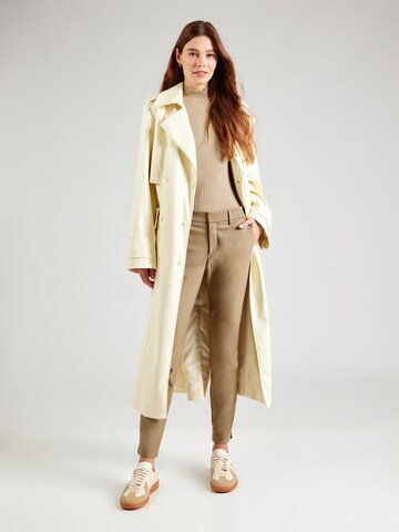Coupe slim Pantalon à pince MOS MOSH en vert