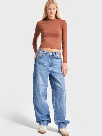 IT'S BASIC Loosefit Jeans 'Skater Mid Rise Jeans' in Blauw