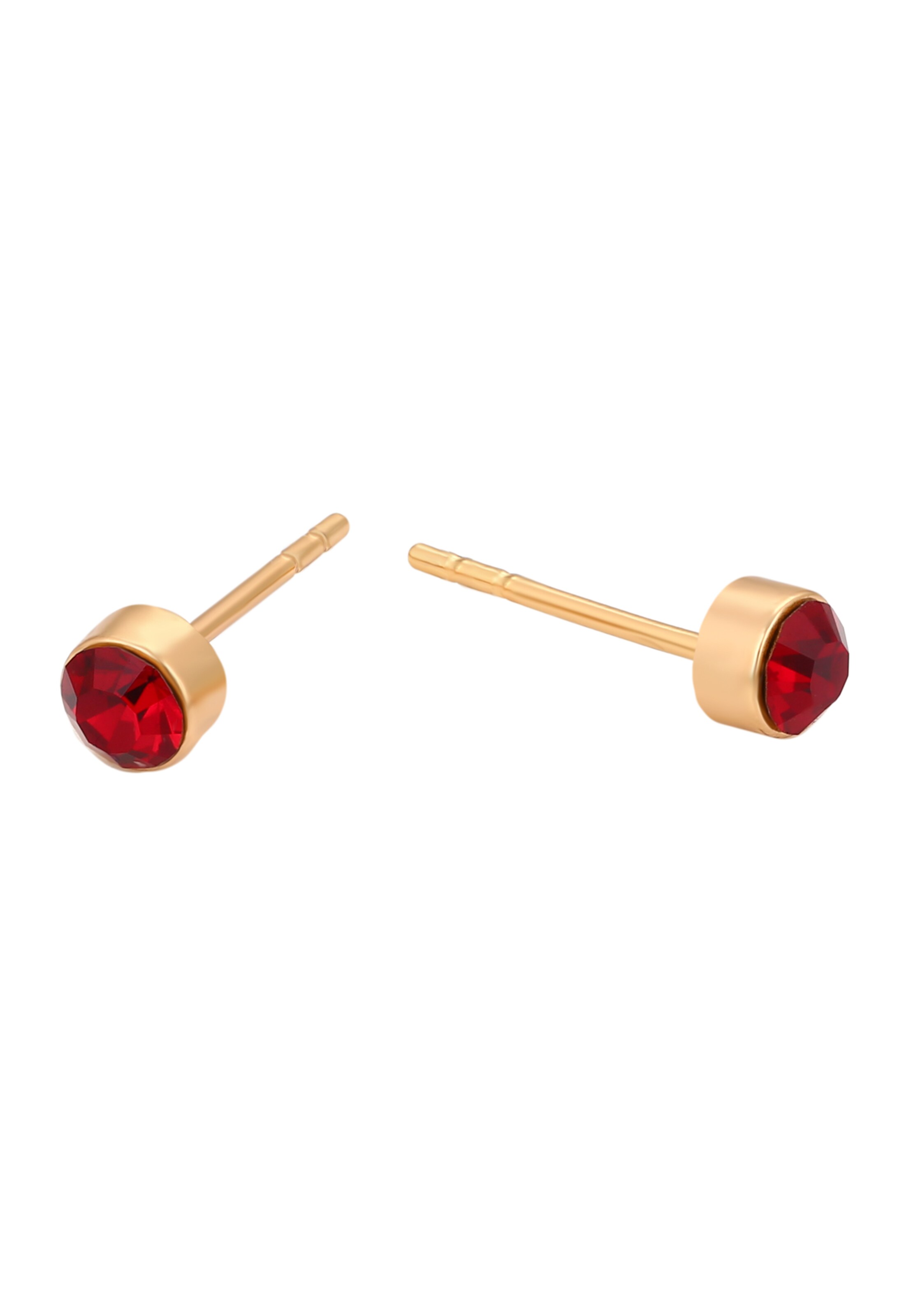 Boucles d'oreilles Gaya en rouge