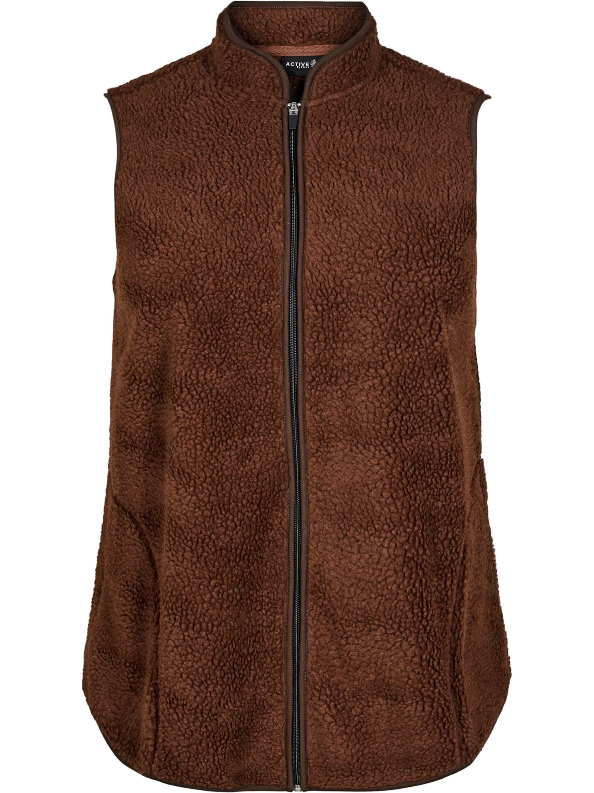Active by Zizzi Sports vest &#x27;AOPHELIA&#x27; in Brown: front