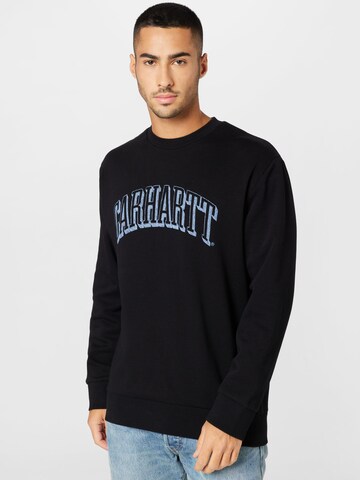 Carhartt WIP Sweatshirt 'Scrawl' in Schwarz: predná strana