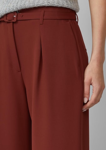 Loosefit Pantalon à pince s.Oliver en rouge