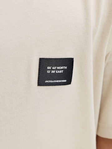 T-Shirt 'JJCLEVELAND' Jack & Jones Junior en beige