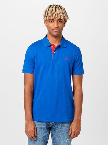 Coupe regular T-Shirt GANT en bleu : devant