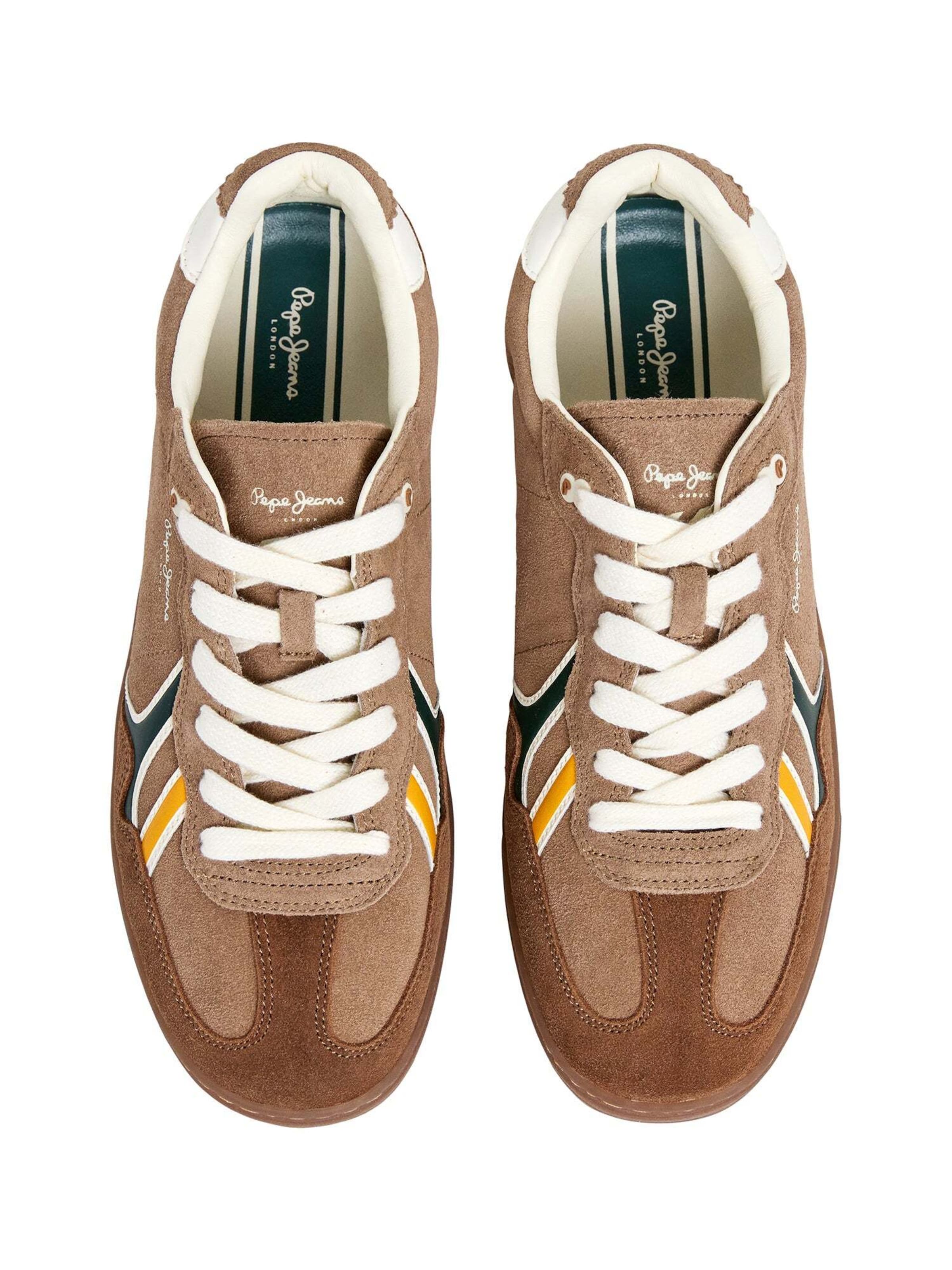 Baskets basses 'BALL COMBI' Pepe Jeans en marron