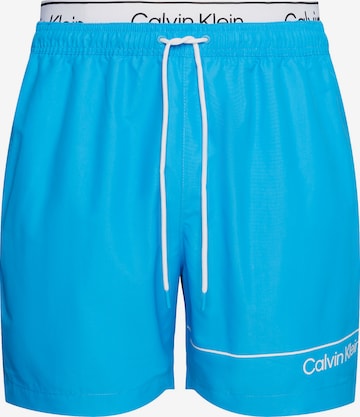 Calvin Klein Swimwear Board Shorts 'Meta Legacy' in Blue: front