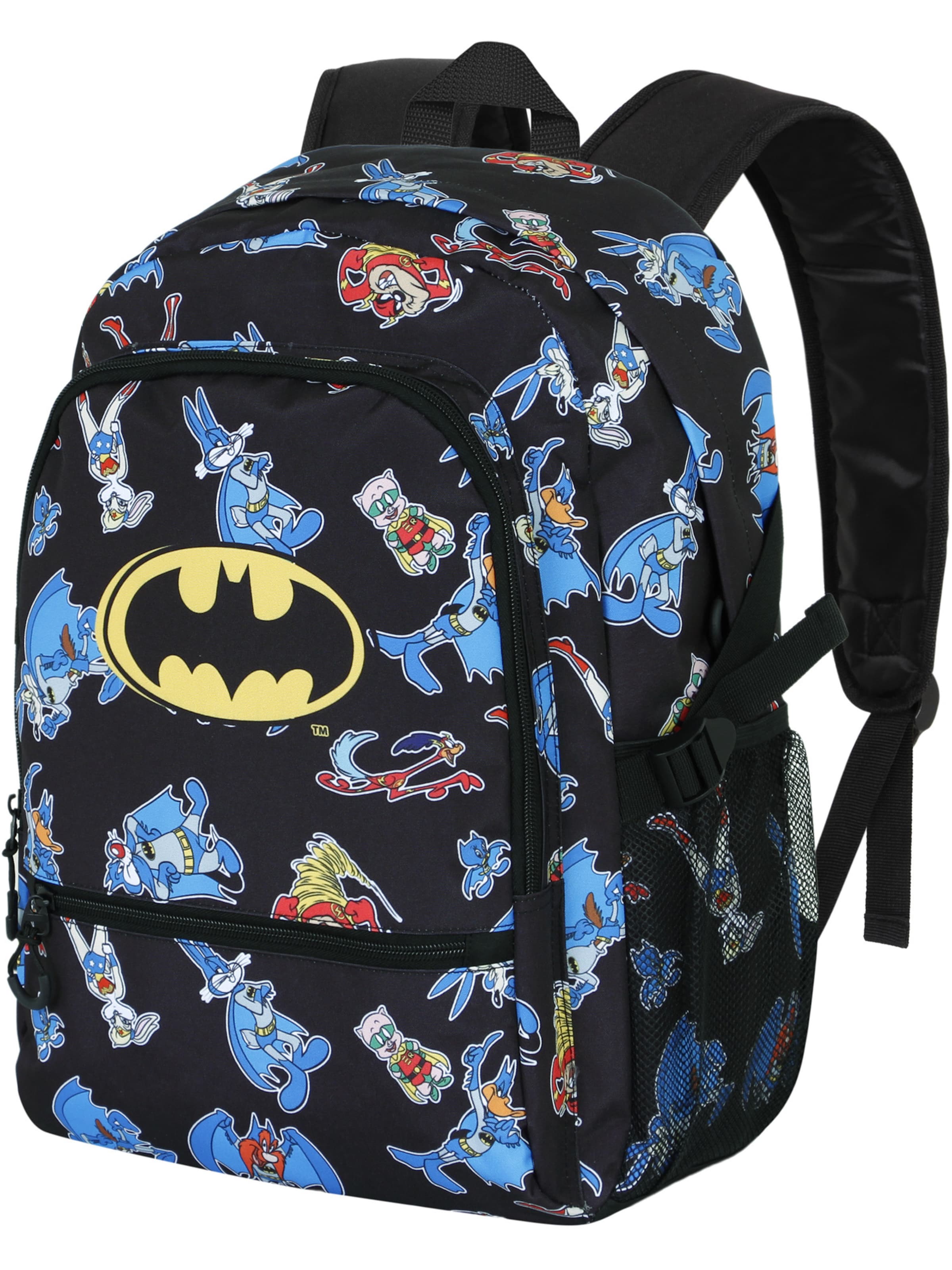 Zaino 'Looney Tunes Batman Comic-Fan Fight 2.0' di Warner Bros. in nero