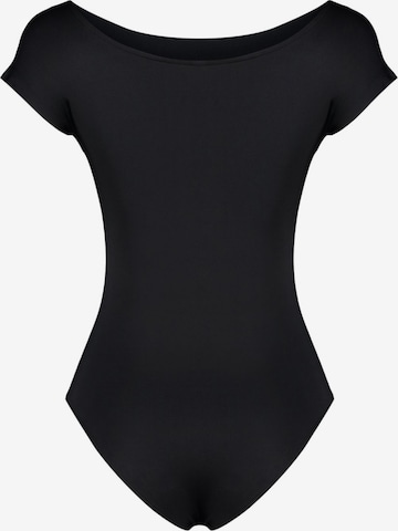 Shirtbody Trendyol en noir : devant