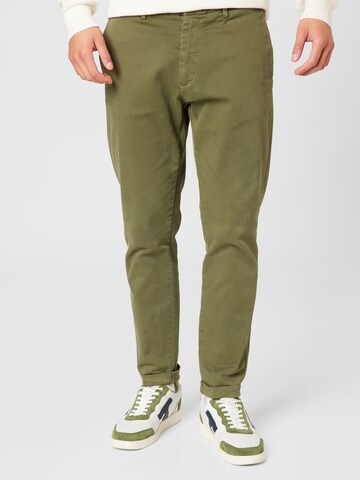 Liu Jo Uomo - Tapered Pantalón chino en verde: frente