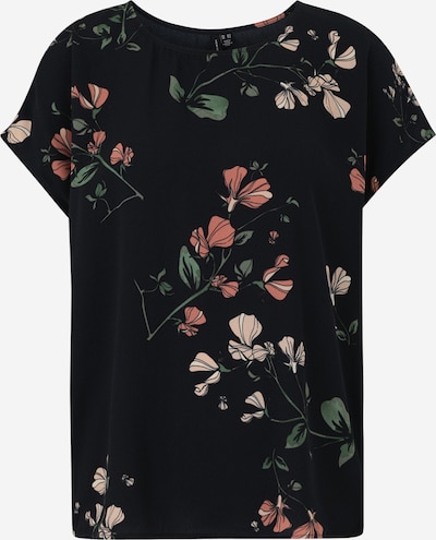 Vero Moda Tall Pusero 'VMNEWHALLIE' värissä yönsininen / jade / vanha roosa / kirsikanpunainen, Tuotenäkymä