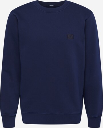 DENHAM Sweatshirt in Blauw: voorkant