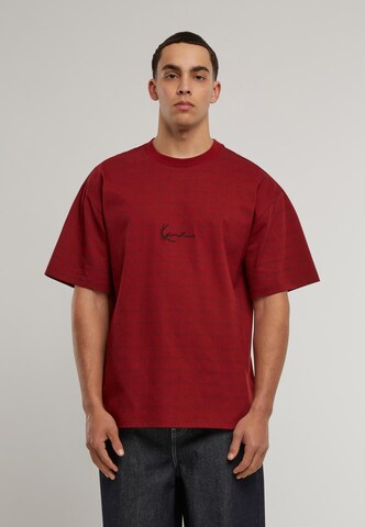 Karl Kani Shirt 'Aop Signature' in Red: front