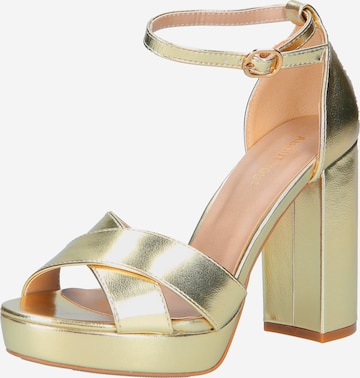 ABOUT YOU - Zapatos con plataforma 'Carina' en oro: frente