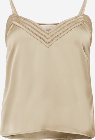 Guido Maria Kretschmer Curvy Collection Blouse 'Brianne' in Beige: front