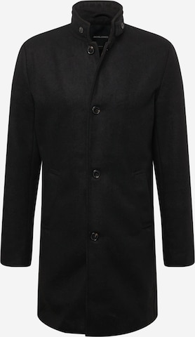 JACK & JONES Between-Seasons Coat in Black: front