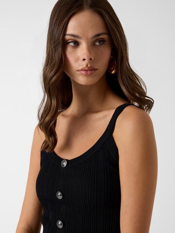 GUESS Stricktop in Schwarz