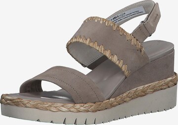 TAMARIS Sandals in Grey: front