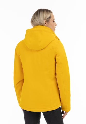 Schmuddelwedda Toiminnallinen takki 'Yepa' värissä keltainen
