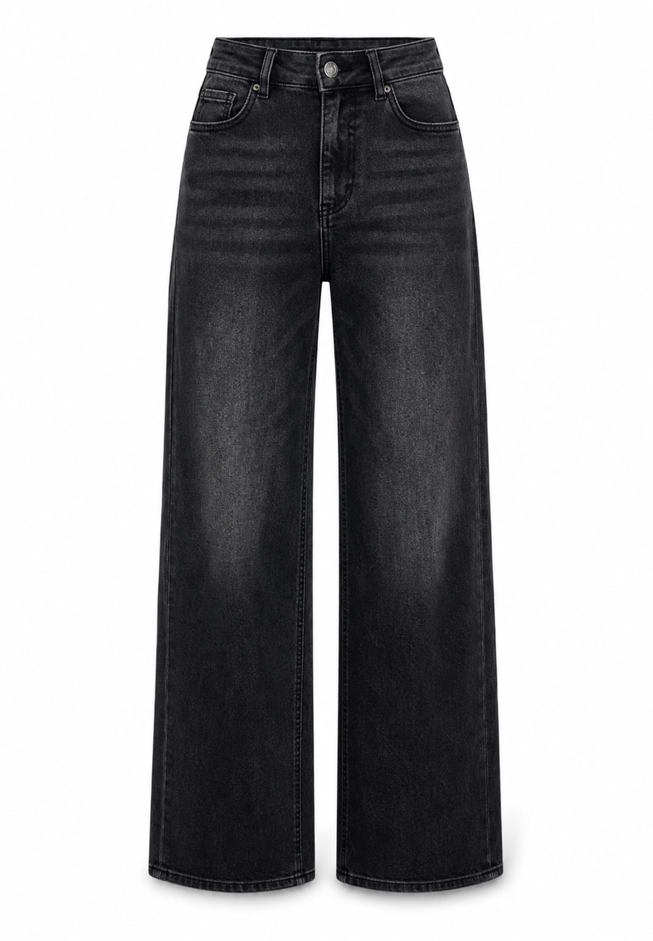 Jeans di Elara in nero: frontale
