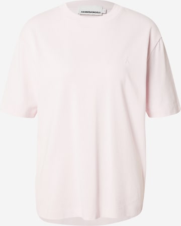 Tricou 'TARJAA' de la ARMEDANGELS pe roz: față