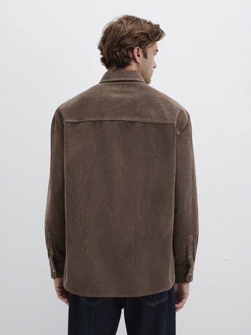 Mavi Comfort fit Button Up Shirt in Brown