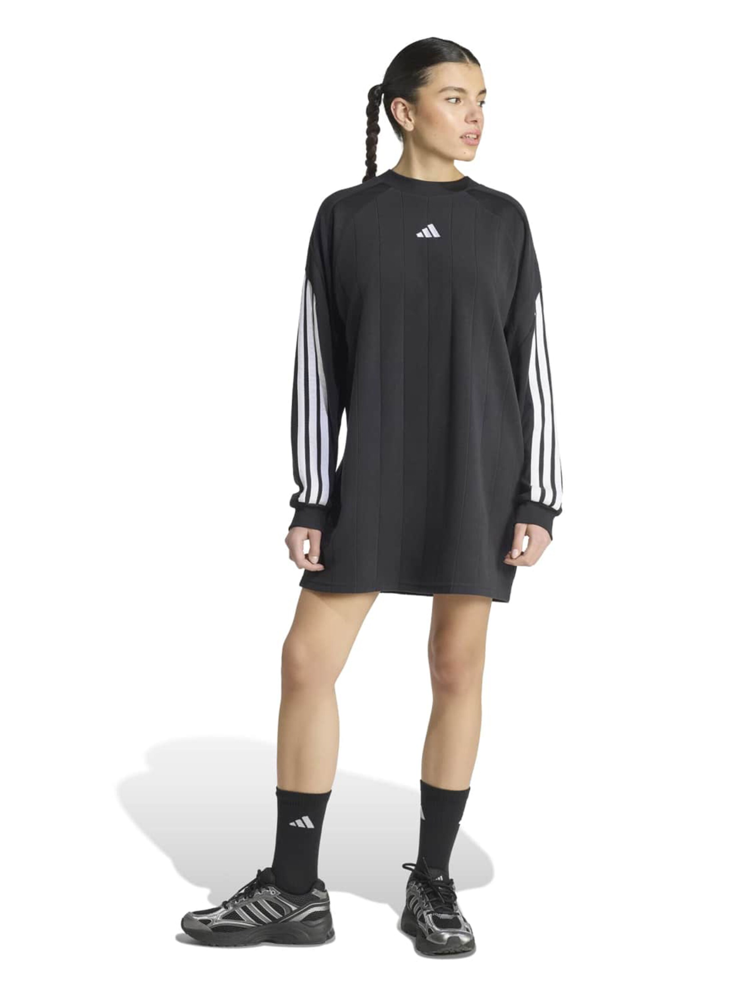 melns ADIDAS SPORTSWEAR Sporta kleita 'HER': no priekšpuses