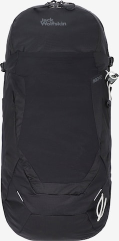 JACK WOLFSKIN Sports Backpack 'Crosstrail 22' in Black: front