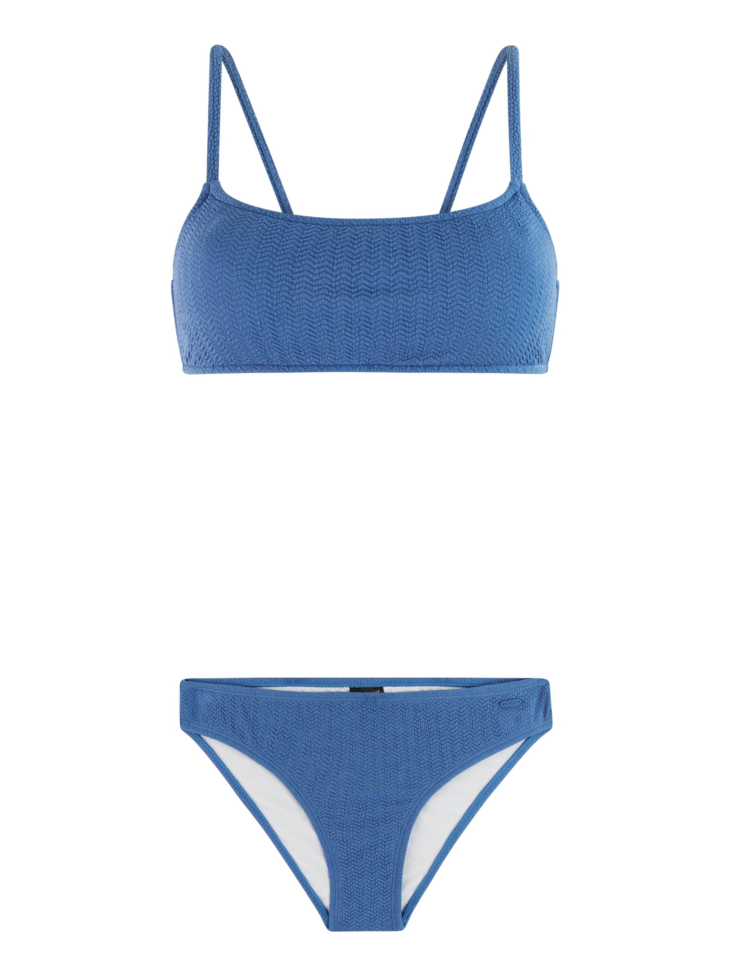 PROTEST Bustier Bikini 'PRTDimi' in Blauw: voorkant
