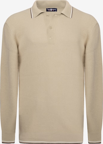 Pull-over Jimmy Sanders en beige : devant