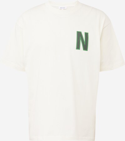 NORSE PROJECTS Μπλουζάκι 'Simon' σε ανοικτό πράσινο / σκούρο πράσινο / λευκό, Άποψη προϊόντος