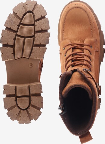 D.MoRo Shoes Veterlaarsjes 'LILEBRUSK' in Bruin