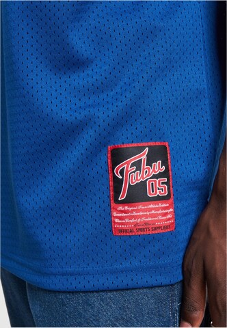 FUBU - Camisa 'Varsity' em azul