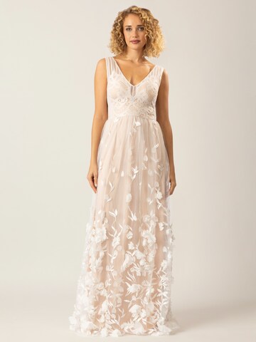 APART Abendkleid in Beige: Vorderseite