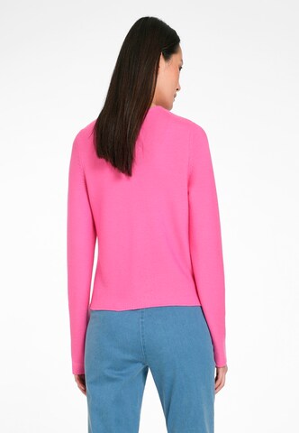 Peter Hahn Knit Cardigan 'New Wool' in Pink