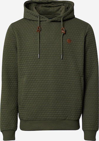 INDICODE JEANS Sweatshirt 'Adams' in Green: front