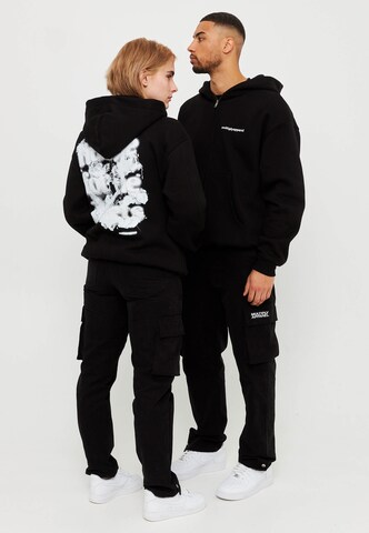 Multiply Apparel Ζακέτα φούτερ σε μαύρο